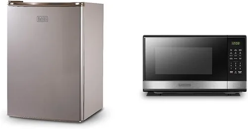 Miniatura 15 de BLACK+DECKER BCRK25B - Refrigerador compacto Energy Star de una sola puerta con congelador, 2.5 pies cúbicos, negro y horno microondas COMFEE
