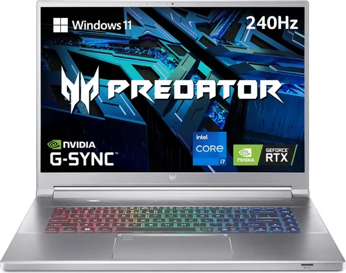 acer Predator Triton 500 SE - Laptop para juegos y creadores, Intel i7-12700H de 12ª generación, GeForce RTX 3060, pantalla WQXGA 240Hz G-SYNC de 16