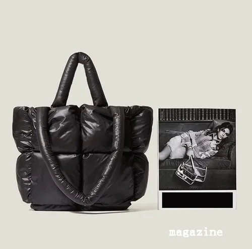 Miniatura 5 de Bolso de hombro acolchado para mujer, mini bolso de plumón, bolsa de mano acolchada, bolsos elegantes 2023