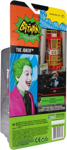 Miniatura 9 de McFarlane Toys TM15032 DC Retro 6 pulgadas WV1-Batman 66-El Joker, multicolor