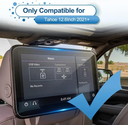 Miniatura 2 de Paquete de 2 protectores de pantalla Coleya Tahoe 2021-2026 para Chevrolet Tahoe (Z71/RST/Premier/High Country)