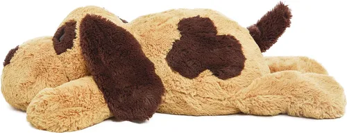 Miniatura 5 de Perro de peluche de cachorro de peluche de Labrador Retriever, animal de peluche abrazable para niños y niñas, cumpleaños, 30 pulgadas, marrón