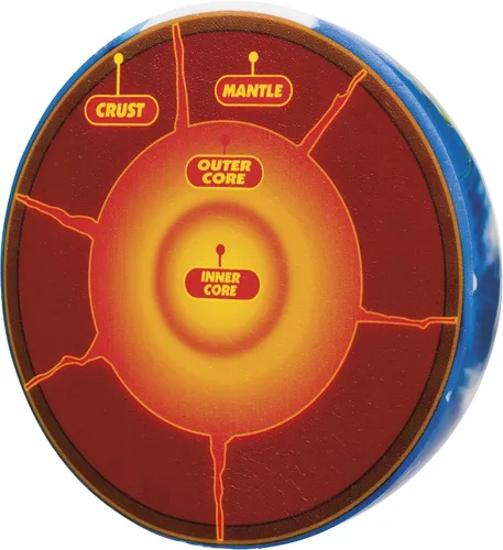 Miniatura 4 de Toysmith Squishy Planet Earth Ball - Bola de estrés con capas, juguete educativo