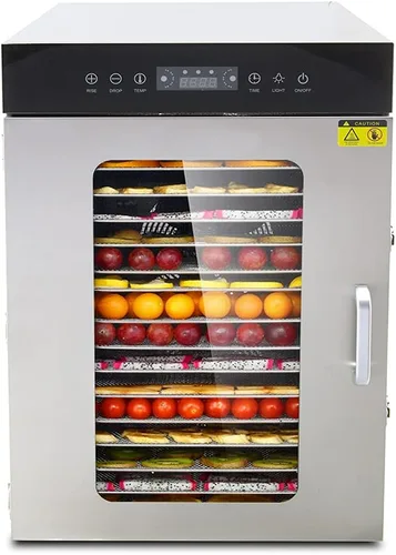 Miniatura 10 de Hakka - Deshidratador de alimentos, 8 bandejas, máquina deshidratadora de alimentos para cecina, verduras, frutas, carne, golosinas para perros