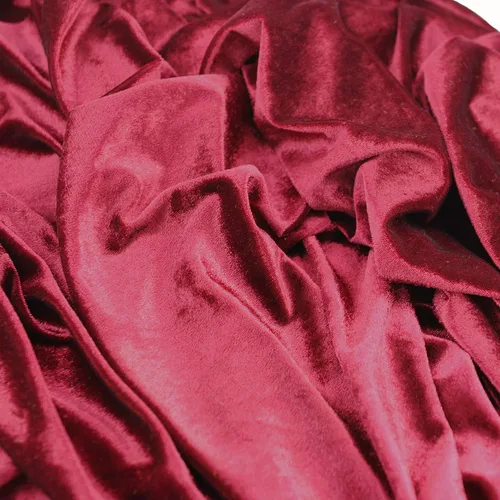Miniatura 6 de The Yard - Tela de terciopelo elástico para disfraces y manualidades (rojo, 1 yarda)