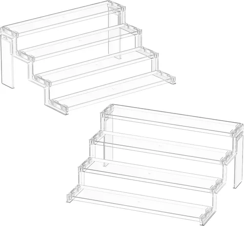 Miniatura 20 de Lifewit Soporte para cupcakes, organizador de colonia de perfume, montaje sin herramientas, elevador de exhibición, estante para especias, soporte