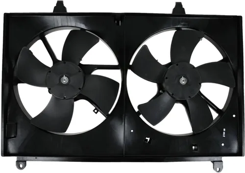 Miniatura 91 de TRQ Conjunto de ventilador de refrigeración dual del radiador compatible con Toyota Highlander 2008-2013 TO3115155