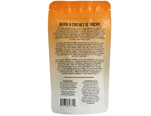 Miniatura 3 de Tricky Cricky Bocadillos comestibles de grillo saborizados para humanos – Cultivados en Estados Unidos – Aperitivos gourmet únicos y saludables