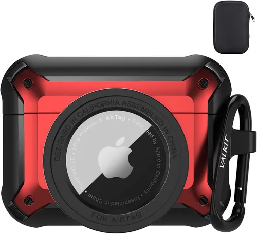 Miniatura 42 de Valkit Funda protectora resistente 2 en 1 para Airpods, a prueba de golpes, funda de Air Pod 2 para hombres y mujeres, con llavero para iPod Skin