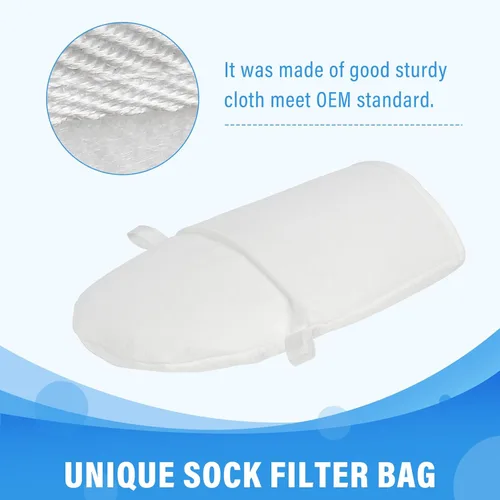 Miniatura 4 de Bolsa de filtro de repuesto para LA Spas Aqua Klean Bolsa de filtro multiusos para bañera de hidromasaje, paquete de 4