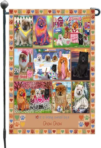 Miniatura 47 de Doggie of the Day Chow Chow Dogs Garden Flags - 4th of July Independence Day - Double Sided- Yard Porch Lawn Spring Decorative Gift - Home Decor 12