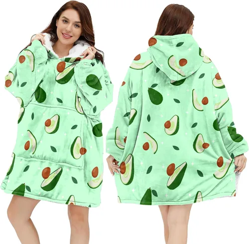 Miniatura 2 de Warmstorey Manta con Capucha Portátil para Mamá Esposa La Mejor Sudadera de Todos los Tiempos - Regalo de Navidad del Esposo Hija Aniversario