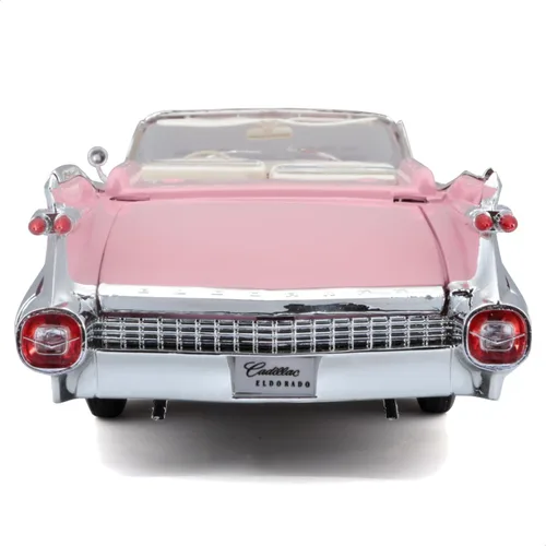 Miniatura 5 de 1959 Cadillac Eldorado Biarritz Convertible, Rosa - Maisto Premiere 36813-Modelo de coche de juguete de metal fundido a escala 1/18 por Maisto