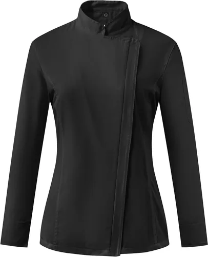 Miniatura 11 de Ubon Chaqueta de Chef para Mujer con Ventilación de Malla Lateral y Cremallera