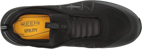 Miniatura 5 de KEEN Utility Zapatillas de trabajo industriales Vista Energy Shift de baja altura con punta compuesta ESD para hombre, NegroNegro, 11 Wide