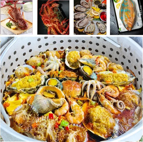 Miniatura 8 de Freidora de pavo de 30 cuartos de galón y freidora de pescado de 10 cuartos de galón, olla de caldera de cangrejos de mariscos de aluminio con 38000