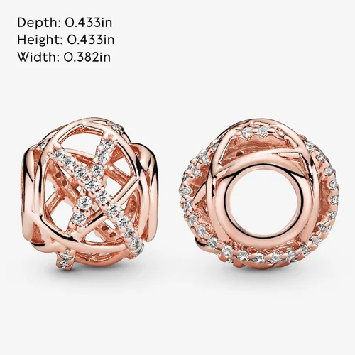 Miniatura 5 de PANDORA Joyería Líneas Brillantes y Pulidas Colgante Circonita Cúbica en, Metal, Circonita Cúbica