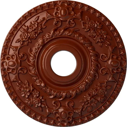 Miniatura 66 de Ekena Millwork CM18RORUS Medallón de techo de rosa, 18.0 in de diámetro exterior x 3.5 in de diámetro interior x 1.4 in de diámetro interior x 1.4