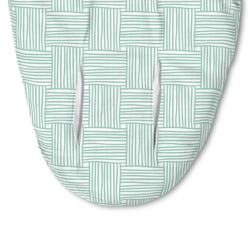 Miniatura 3 de SwaddleMe Luxe Perfect Temp - Manta para envolver con 100% algodón orgánico, tamaño pequeño/mediano, 1 paquete, tejido de cesta, 0-3 meses