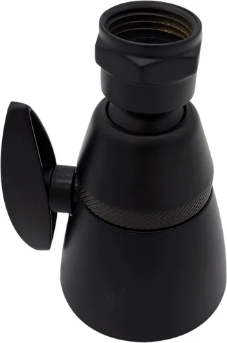 Miniatura 2 de Westbrass R306-62 Chatham Style - Cabezal de ducha ajustable de latón de 2-1/4 pulgadas, color negro mate Mate negro