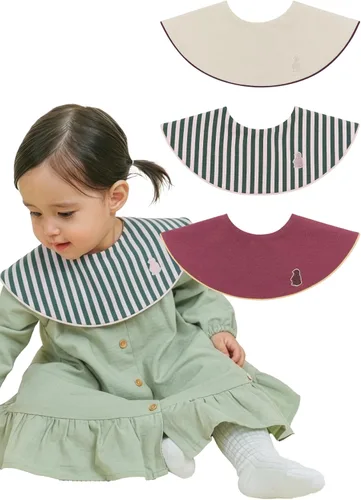Miniatura 9 de Konny Baby Bib 3/5/7-Pack Set, 360 ° Rotate, Soft and Absorbent Drooling for Toddler Boys Girls Baby Essentials