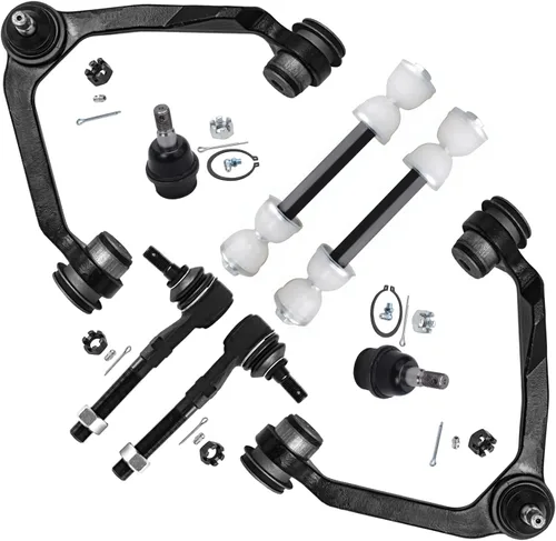 Miniatura 94 de Detroit Axle - Kit de brazos de control de extremo delantero de 8 piezas para Dodge Dakota 00-04, Durango 00-03, 4 brazos de control superior e