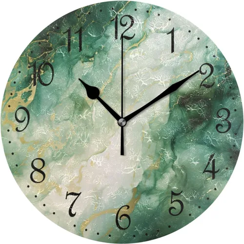 Miniatura 24 de ALAZA Reloj de pared de vaca de granja de 10 pulgadas, funciona con pilas, silencioso, sin tictac, decoración del hogar para cocina, sala de estar