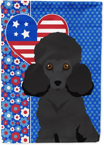 Miniatura 127 de Caroline's Treasures WDK5119GF - Bandera de jardín americana de Airedale Terrier de Estados Unidos, color negro y tostado, bandera decorativa