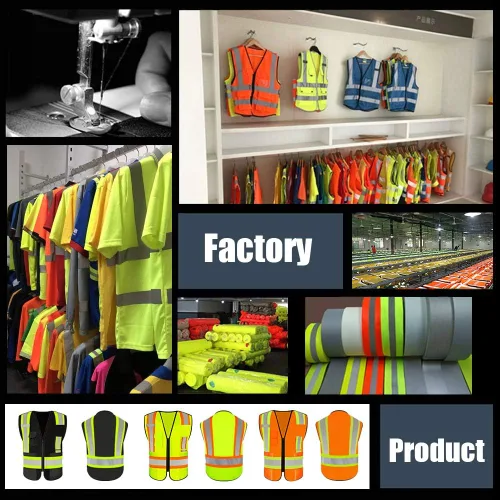 Miniatura 8 de Chaleco de seguridad de alta visibilidad con bolsillos de gran tamaño, personaliza tu logotipo Hi Vis, chaleco de seguridad reflectante Negro