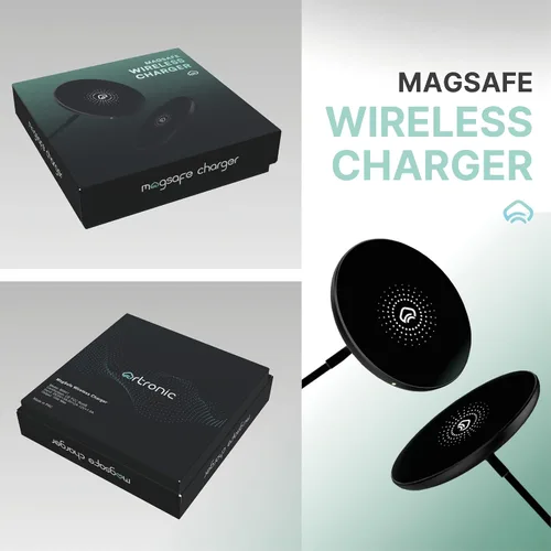 Miniatura 8 de Cargador magnético para iPhone Apple Magsafe Cargador de carga rápida - Compatible con iPhone y AirPods, cargador inalámbrico portátil de 15 W