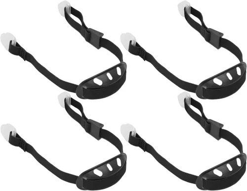 Hoypeyfiy 4 correas universales para casco de barbilla, correas de nailon para casco de seguridad con mentón, accesorios de casco de construcción