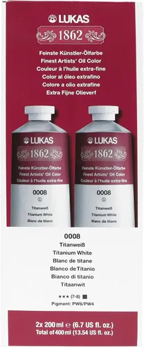 Miniatura 36 de Lukas 1862 Pintura al Óleo para Artistas Profesionales - Colores Tierra Amarillentos, 37 mL - Juego de 4 - Destacada Resistencia a la Luz, Sin