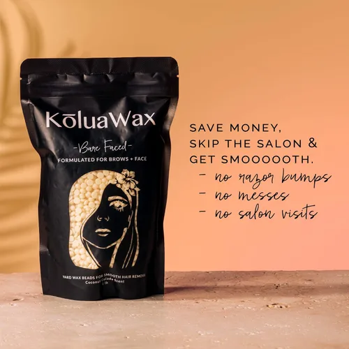 Miniatura 6 de KoluaWax Cuentas de cera dura para depilación – Fórmula de cabello grueso – cara, brasileño, axilas, pecho trasero, depilación de bikini – Colada