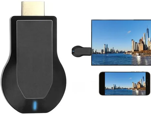 Dongle inalámbrico con pantalla WiFi, adaptador HDMI 1080P para dispositivo de duplicación de pantalla móvil a receptor de proyector de TV,