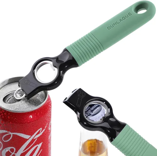 Miniatura 7 de Paquete de 2 abridores magnéticos de botellas de cerveza y abridor de latas de refrescos, abridor de botellas 2 en 1 y herramienta abridor