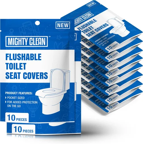 Miniatura 7 de Fundas de asiento de inodoro desechables, tamaño XL mejorado, fundas de papel biodegradables para adultos, niños, niños pequeños, esenciales