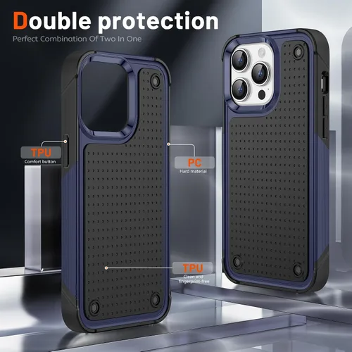 Miniatura 181 de Jeylly Funda para iPhone SE/Funda para iPhone 5S, Exterior de Plástico Duro que Absorbe Golpes + Interior de Silicona de Goma Defensor contra