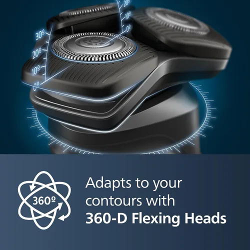 Miniatura 5 de Philips Shaver Series 5000 - Afeitadora en seco y húmedo con soporte de carga, S5898/25