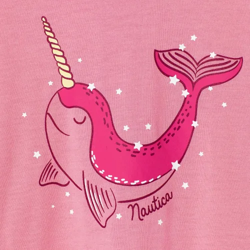Miniatura 2 de Nautica Conjunto de pantalones de pijama y camisa de dormir para niñas Conjunto de ropa de dormir de 2 piezas superior e inferior para niñas