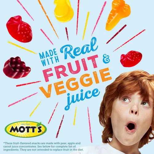 Miniatura 5 de Mott's Surtido de aperitivos de frutas, 1.6 onzas, 144