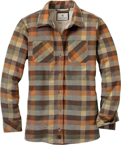 Miniatura 6 de Legendary Whitetails Chaqueta tipo camisa abierta para mujer, de estilo rústico
