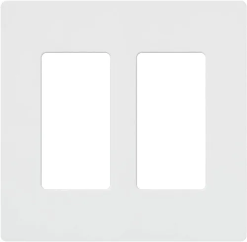Miniatura 23 de Lutron Claro - Placa de cubierta para interruptor de luz, placa de pared de 2 posiciones, para interruptores de luz decorativos, cubierta de Acero