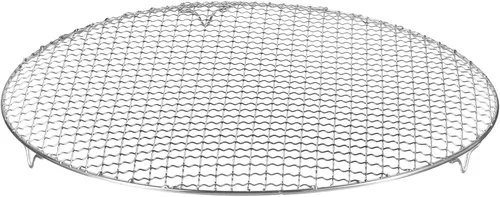 Miniatura 39 de HARFINGTON Rejilla Redonda de Cocina de 6.5 Pulgadas de Acero Inoxidable 201 con Alambre Cruzado para Barbacoa, Parrilla, Cocina, Horneado, Ahumado