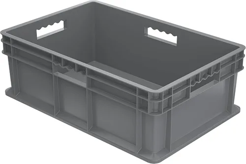 Miniatura 9 de Akro-Mils 37608 - Contenedor de pared recto de plástico con lados de malla y base de malla, (24 x 16 x 8 pulgadas), gris, (paquete de 4)