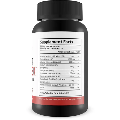 Miniatura 2 de True You Health Pro Hair Complex - Suplemento para el crecimiento del cabello, biotina, vitaminas y minerales para un cabello más grueso, más
