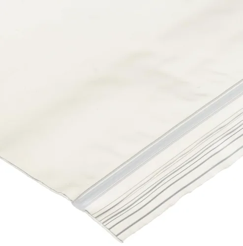 Miniatura 45 de Aviditi Poly Bolsa con cierre hermético blanco, Transparente, 1000 Claro