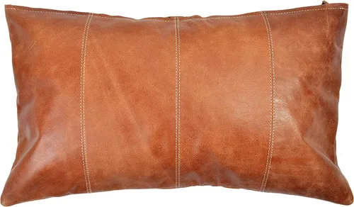 Miniatura 4 de East India - Funda de almohada de piel de cordero auténtica, 10 x 18 pulgadas, funda para almohadas lumbares, fundas de cojín gruesas y suaves