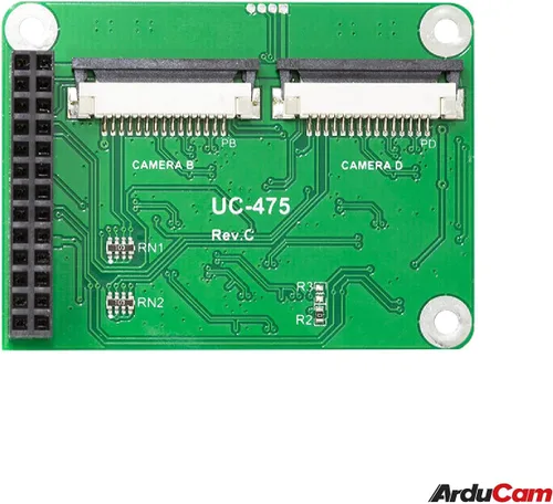 Miniatura 4 de Arducam Módulo adaptador de cámara múltiple V2.2 para Raspberry Pi 5, 4B, compatible con módulo de cámara Rasperry Pi 3/V2/V1 y cámaras IMX477