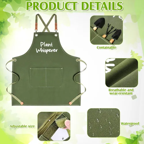 Miniatura 7 de Tarpop Juego de Herramientas de Jardín de Navidad Plant Whisperer Regalos de Jardinería para Mujeres, Kit de Herramientas de Plantación de Vegetales