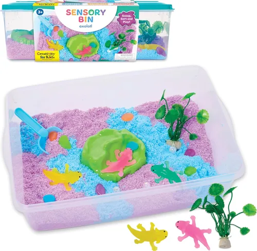 Miniatura 15 de Creativity for Kids Cubo Sensorial: Juego de Zona de Construcción - Actividades de Aprendizaje Preescolar, Juguetes de Excavadora para Niños de 3-5+
